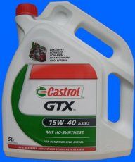 Lubrifiant huile Castrol GTX High Mileage 15W-40 A